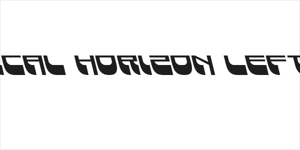 Vertical Horizon Leftalic Logo