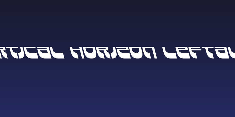 Vertical Horizon Leftalic Social Header