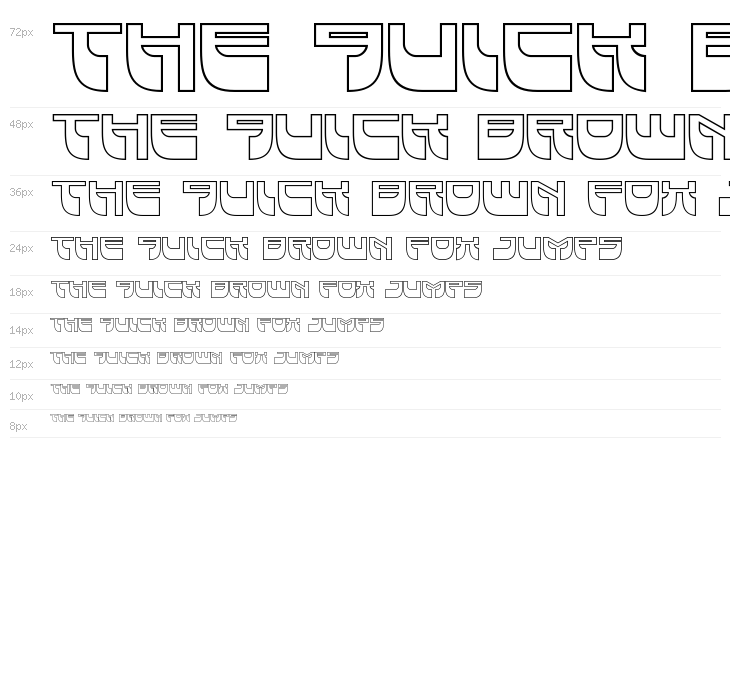 Vertical Horizon Outline Waterfall