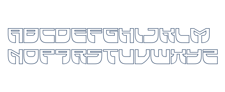 Vertical Horizon Outline Lowercase