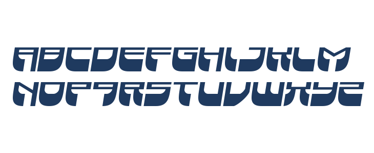 Vertical Horizon Semi-Italic Lowercase