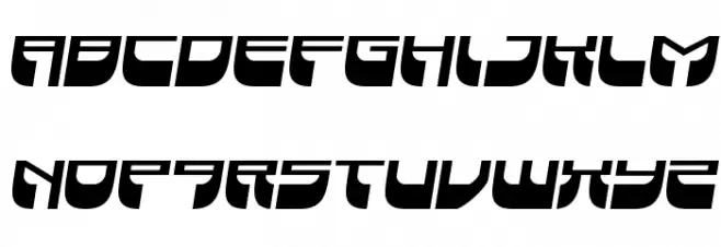 Vertical Horizon Semi-Italic फ़ॉन्ट लोअरकेस