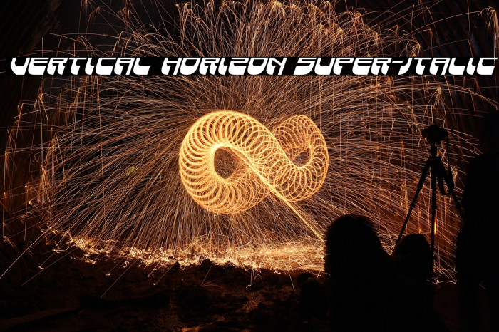 Vertical Horizon Super-Italic Example 2