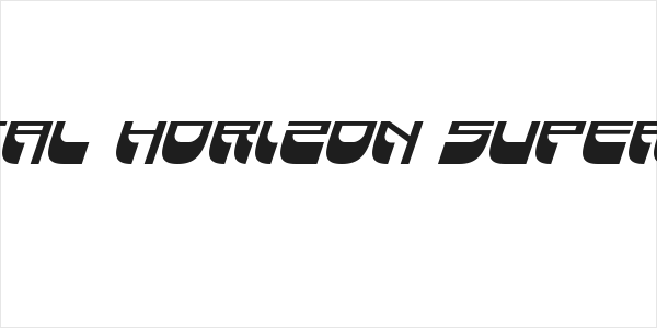 Vertical Horizon Super-Italic Logo