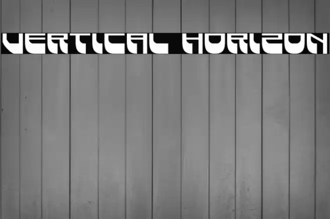 Vertical Horizon Font examples