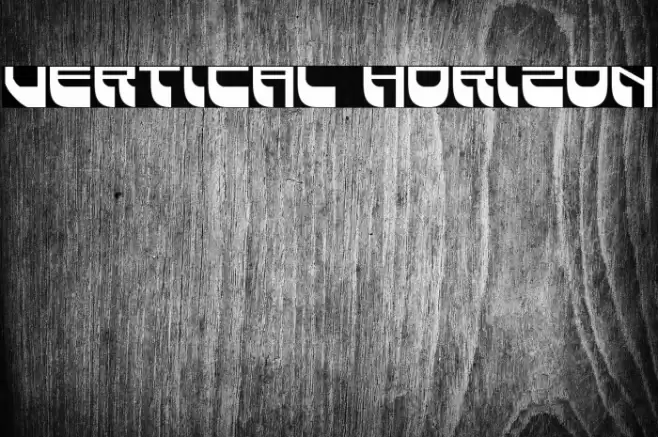 Vertical Horizon Font examples