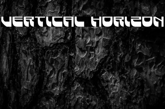 Vertical Horizon Font examples