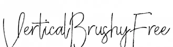 VerticalBrushyFree  Fuentes Gratis Descargar