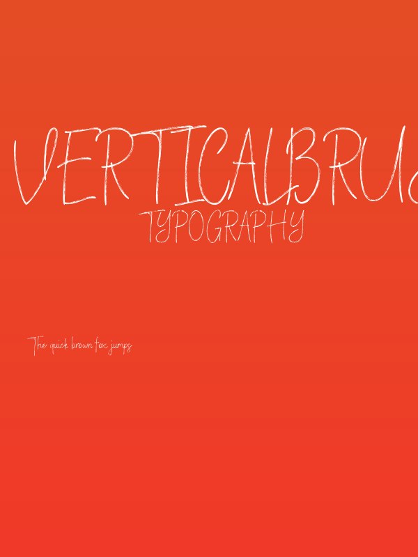 VerticalBrushyFree Poster