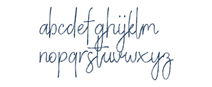 VerticalBrushyFree Lowercase