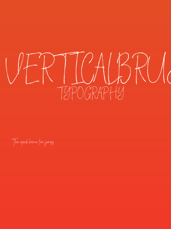 VerticalBrushyFree Poster
