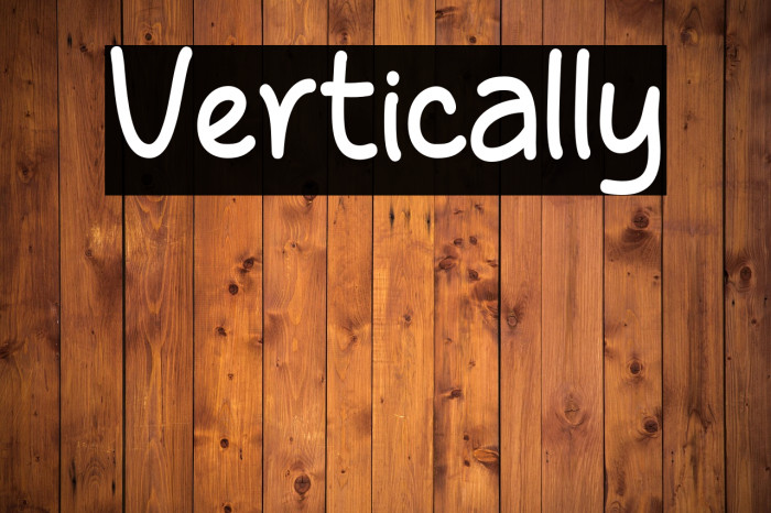 Vertically Example 2