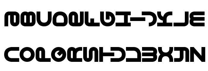 Vertigo 2 BRK Font LOWERCASE