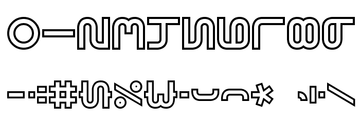 Vertigo BRK Font OTHER CHARS