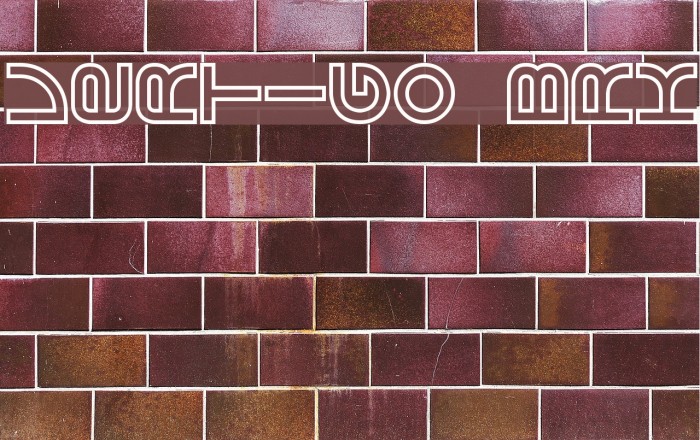 Vertigo BRK Font examples