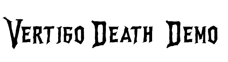 Vertigo Death - Demo  font caratteri gratis