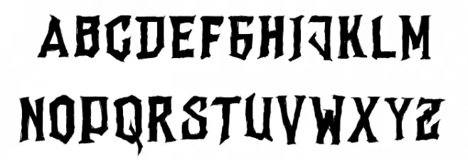 Vertigo Death - Demo フォント 小文字