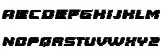 Vertigo Regular Schriftart Groß