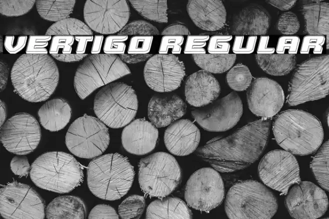 Vertigo Regular Font examples