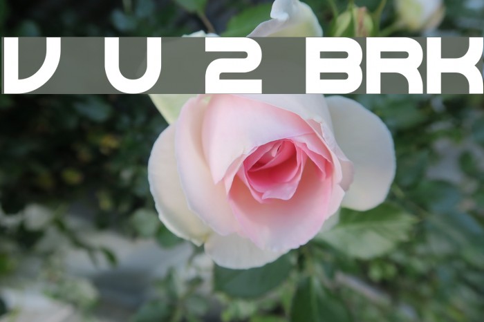 Vertigo Upright 2 BRK Font examples