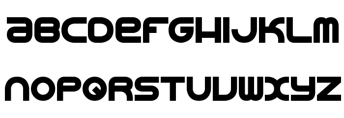 Vertigo Upright 2 BRK Font LOWERCASE
