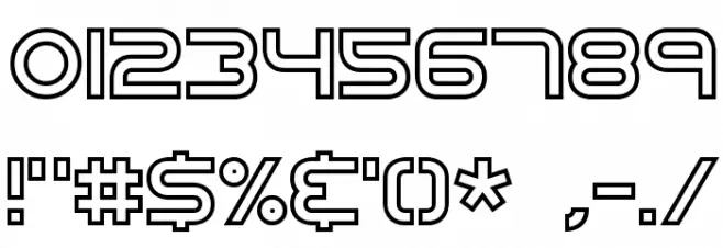 Vertigo Upright BRK Font OTHER CHARS