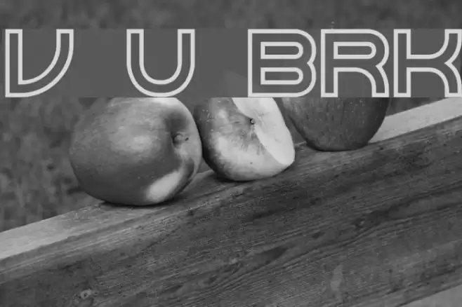 Vertigo Upright BRK Font examples