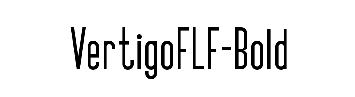 VertigoFLF-Bold Fonte