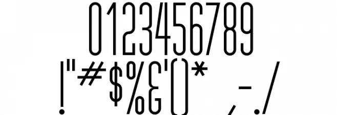 VertigoFLF Font OTHER CHARS