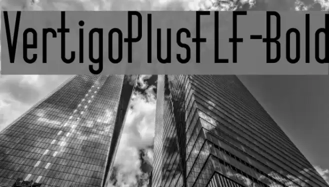 VertigoPlusFLF-Bold Font examples