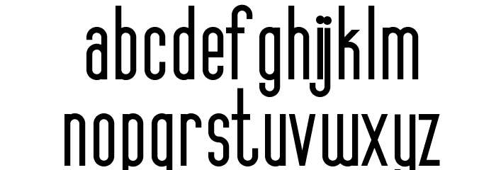 VertigoPlusFLF-Bold Font LOWERCASE
