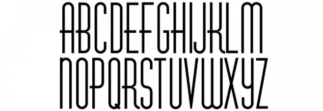 VertigoPlusFLF خط أحرف كبيرة