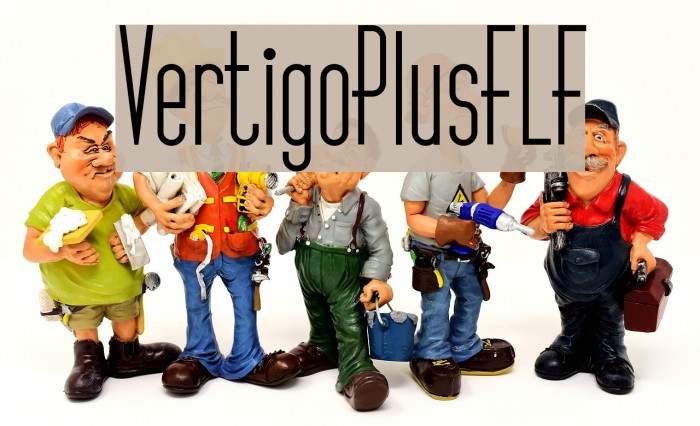 VertigoPlusFLF Font examples