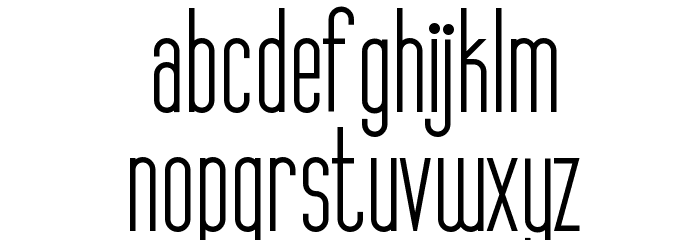 VertigoPlusFLF Font LOWERCASE
