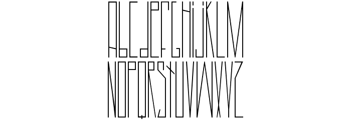 Vertigo Font LOWERCASE