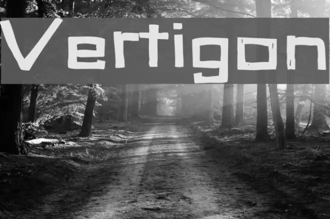 Vertigon Font examples