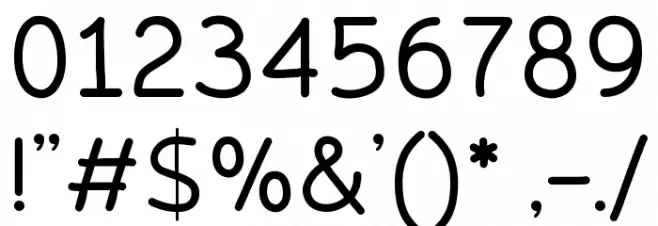 Vertiky Font OTHER CHARS