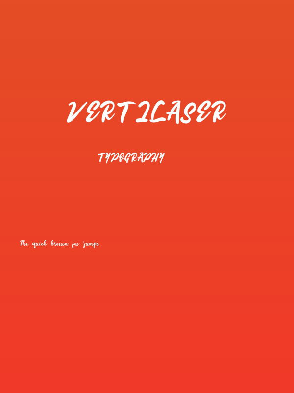 Vertilaser Poster
