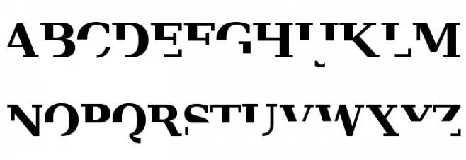 Veru Serif Polices MAJUSCULES