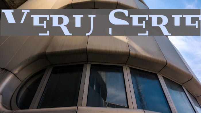Veru Serif Font examples