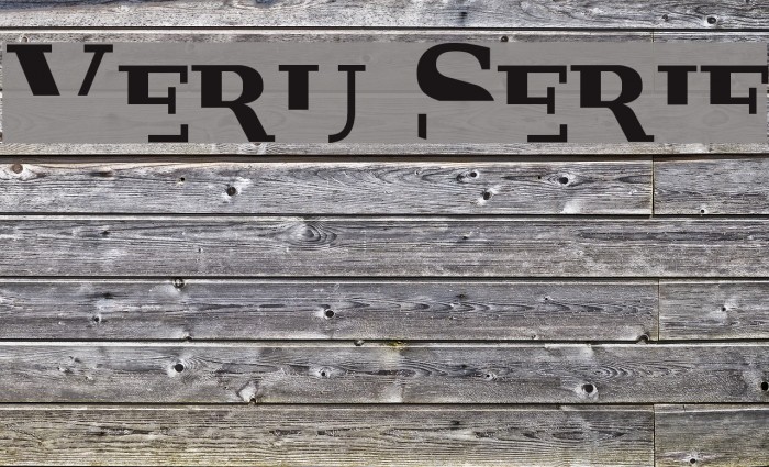 Veru Serif Font examples