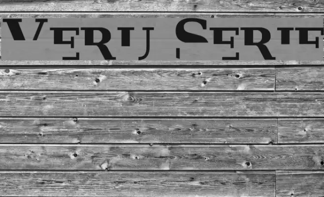 Veru Serif Font examples