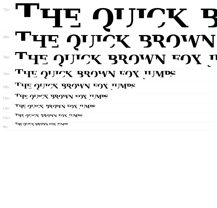 Veru Serif Waterfall