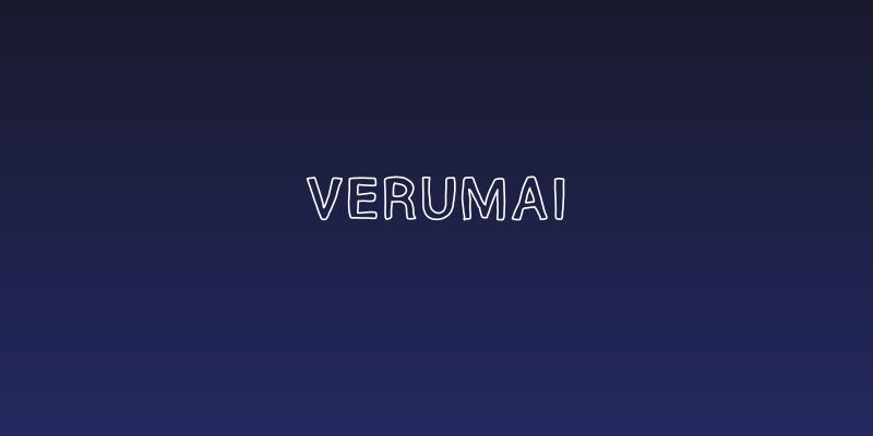 Verumai Social Header