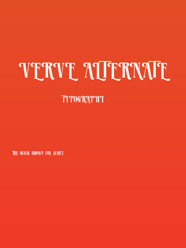 Verve Alternate Poster