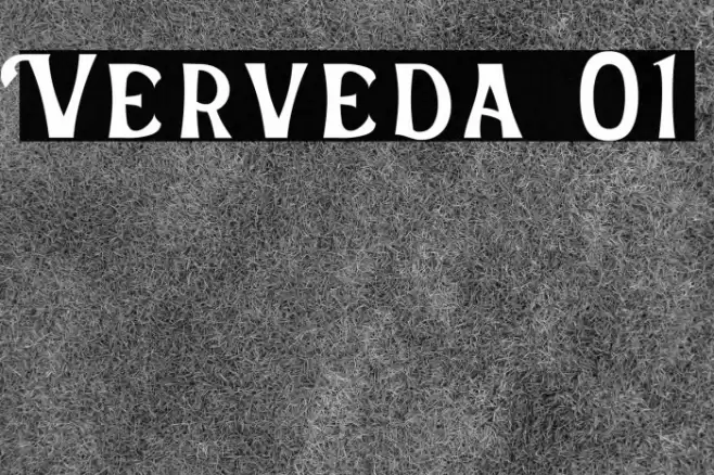 Verveda 01 Font examples