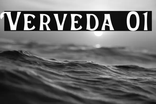 Verveda 01 Font examples