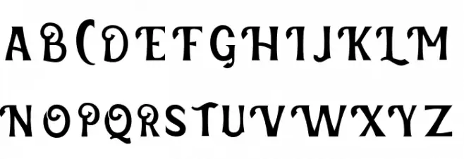 Verveda-01 Schriftart Groß