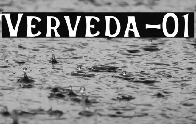 Verveda-01 Font examples