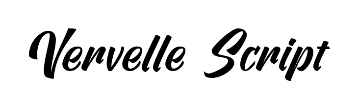 Vervelle Script  Скачать бесплатные шрифты